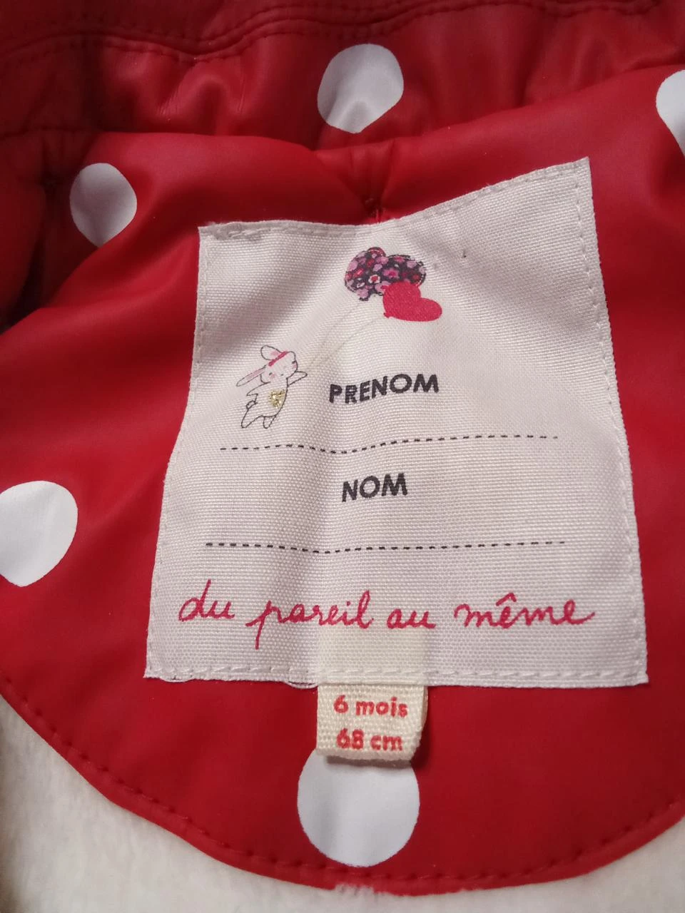 Magnífico abrigo impermeable DPAM 6 meses – photo 9